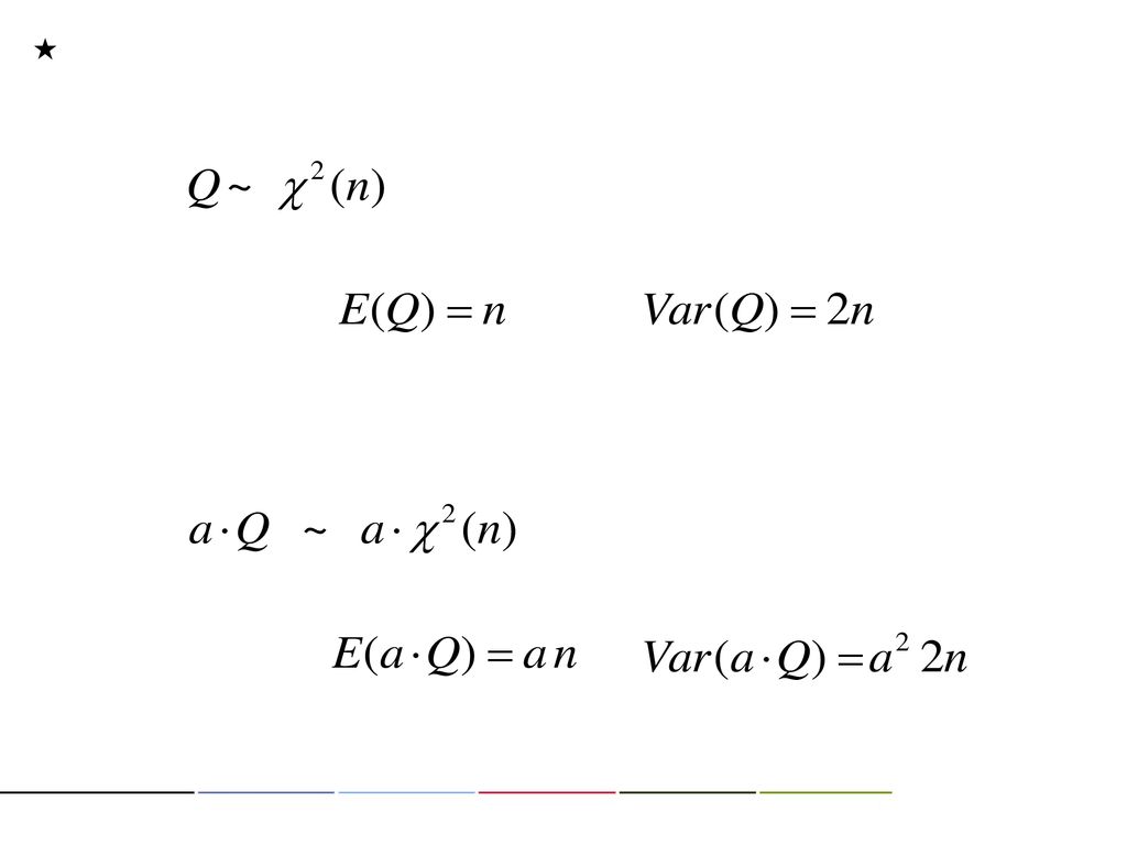 t, F distributions. - ppt download